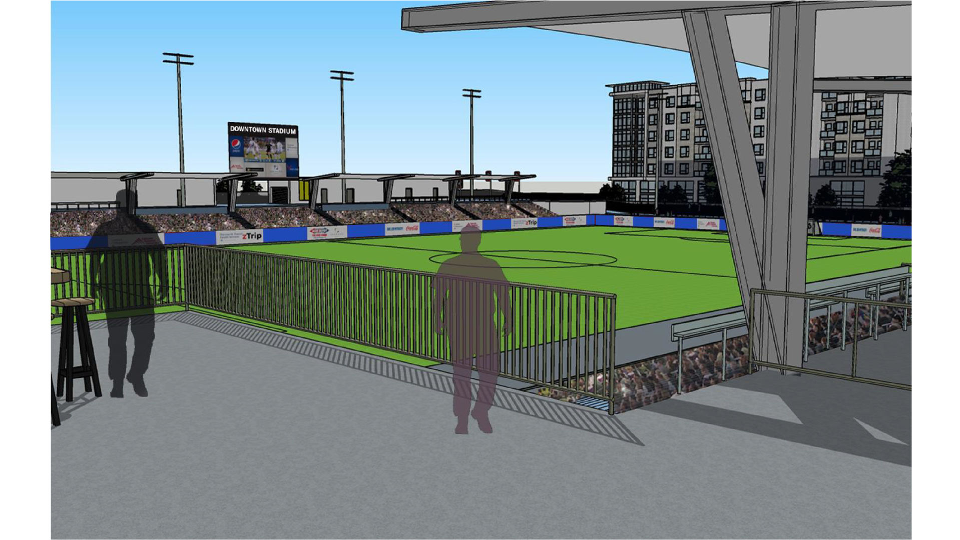 Switchbacks Stadium rendering